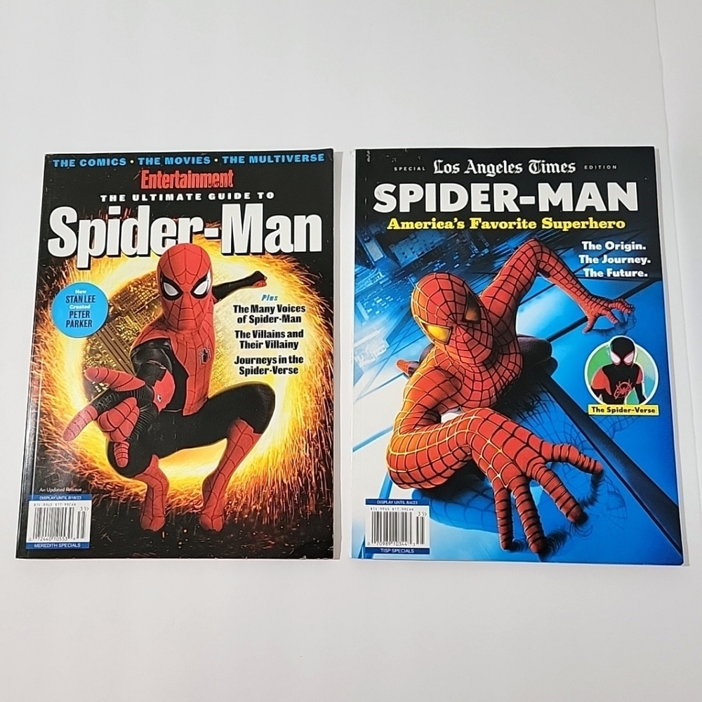 Spider-Man Lot of 2 Magazine Angeles Times Magazine Special Edition 2023